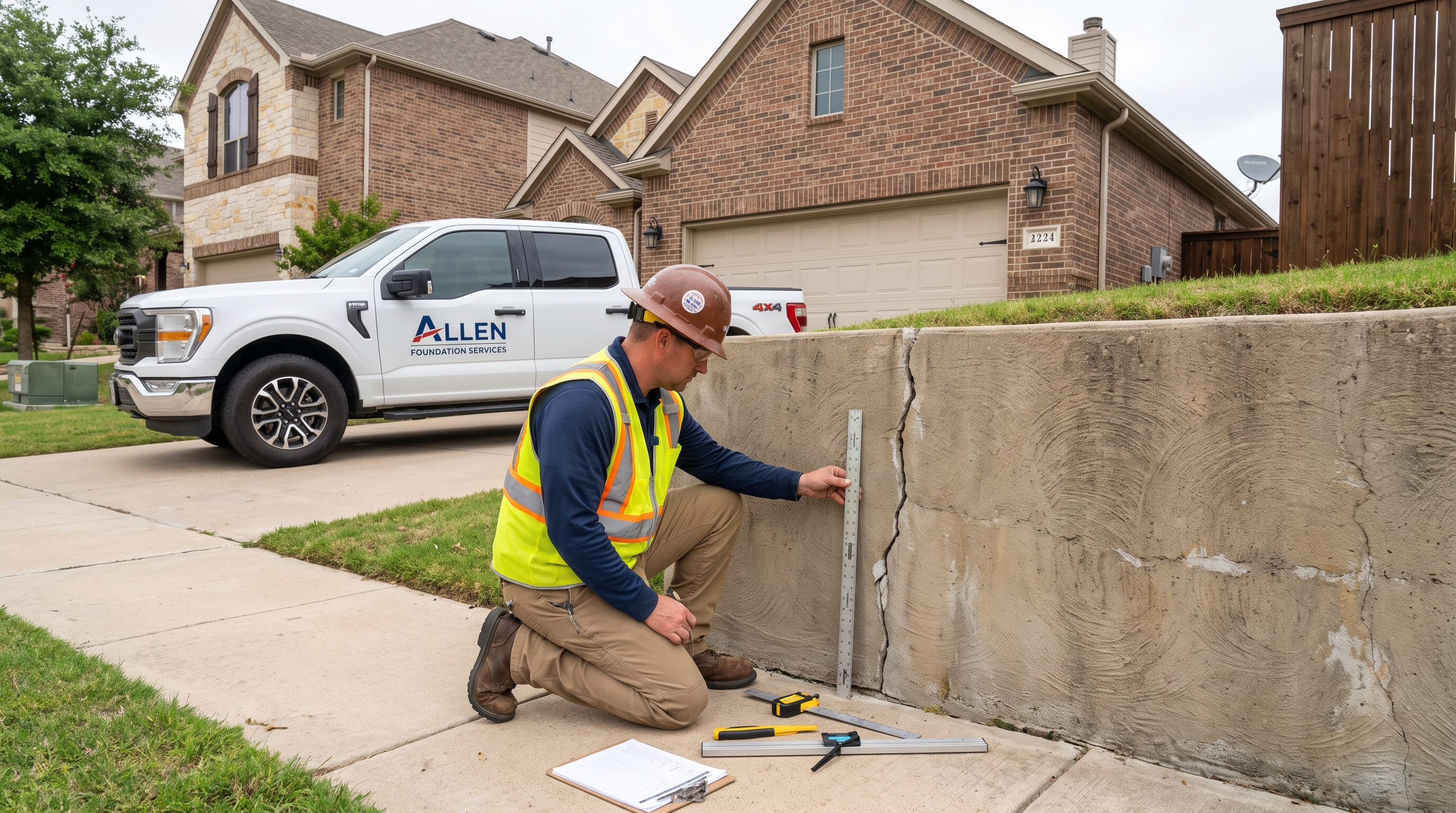 Foundation Crack Repair in Allen, TX